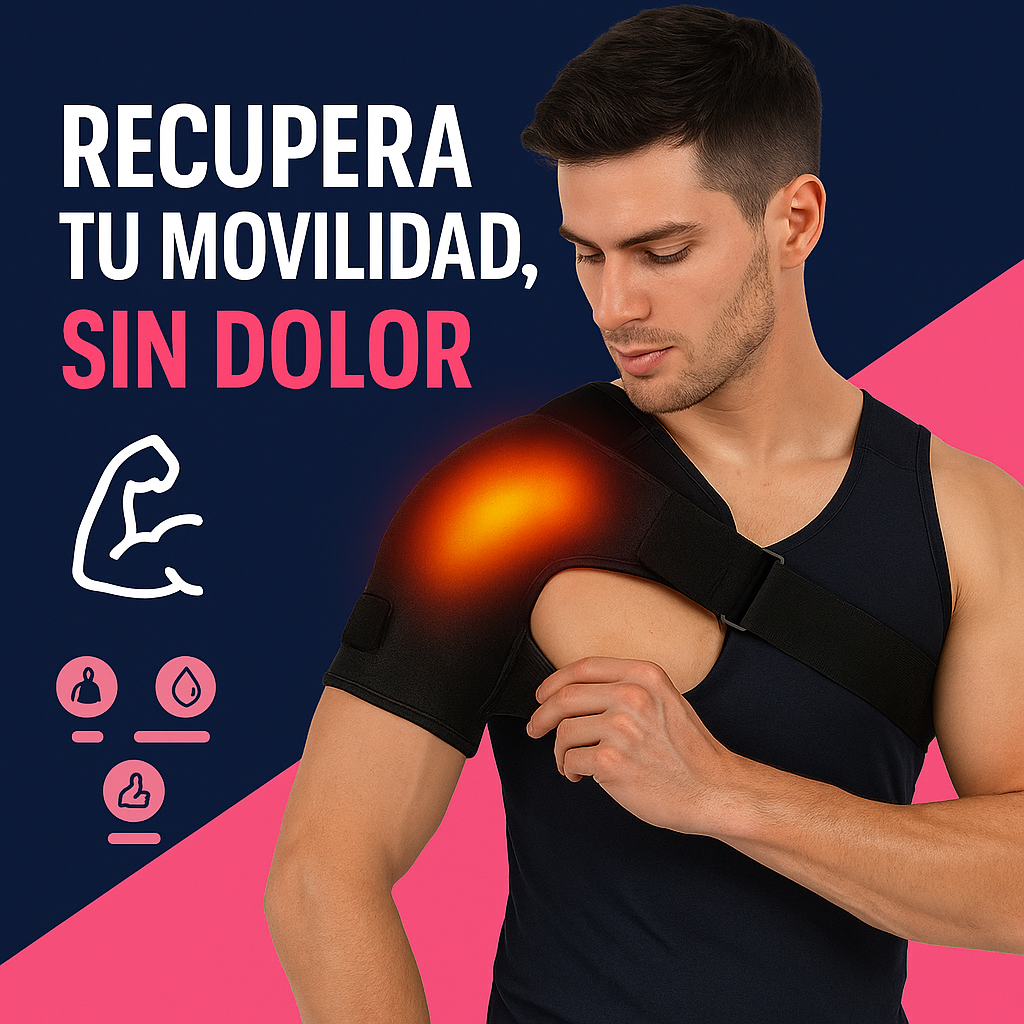 FlexiHeat Shoulder™ – Almohadilla Térmica de Hombro