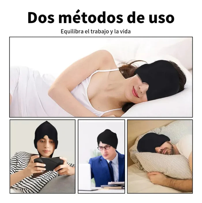 HeadRelief Gel Cap™ – Gorro de Gel Frío para Dolor de Cabeza