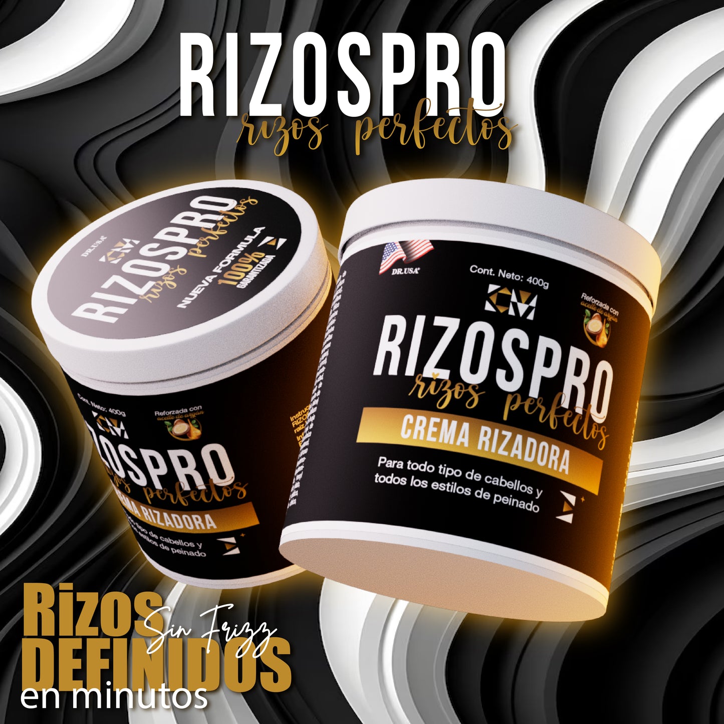 Pack Rizos Pro™ – Shampoo + Sérum + Crema Rizadora