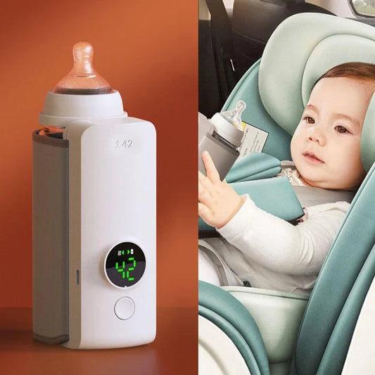 BabyHeat Pro™ – Calentador Eléctrico de Biberones Portátil con Pantalla Digital