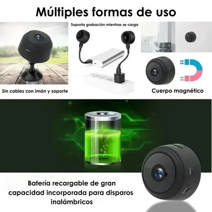 GuardianCam™ – Seguridad inteligente con Mini Cámara Espía Full HD