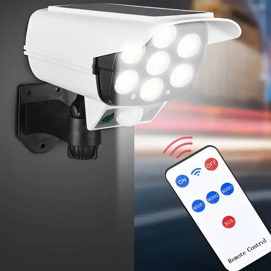 SolarGuardian™ – Lámpara Solar tipo Cámara de Vigilancia