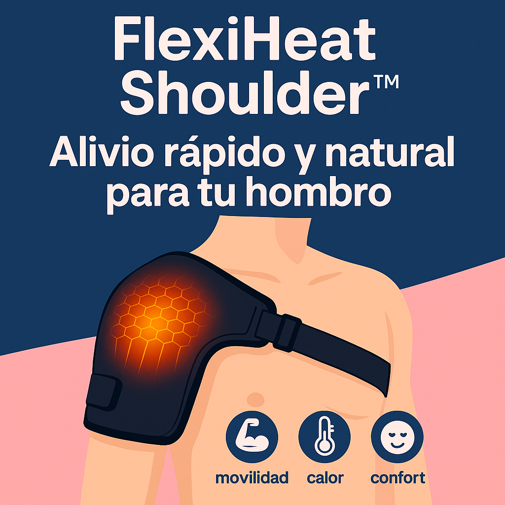 FlexiHeat Shoulder™ – Almohadilla Térmica de Hombro