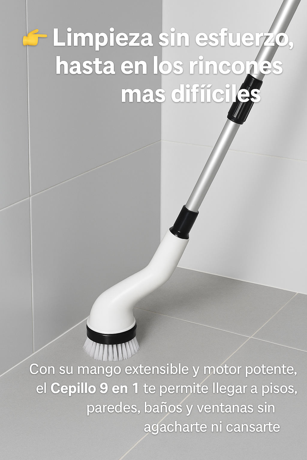 TurboScrubber™ – El Cepillo Eléctrico 9 en 1 que Limpia Sin Esfuerzo