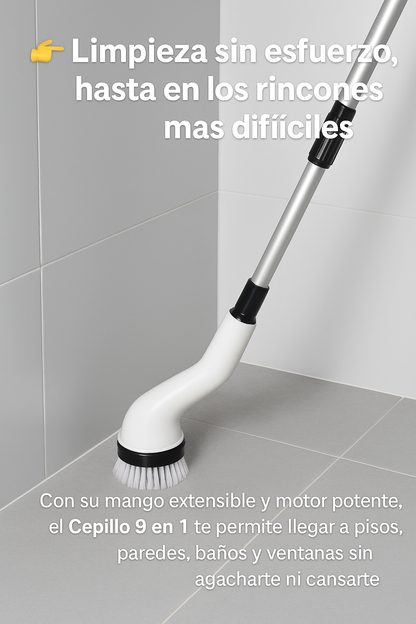 TurboScrubber™ – El Cepillo Eléctrico 9 en 1 que Limpia Sin Esfuerzo