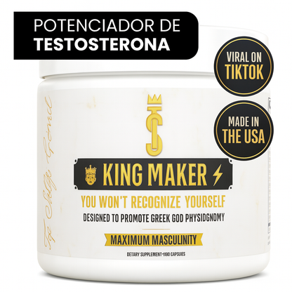 King Maker™ – Fórmula 13-en-1 para Energía y Masculinidad Máxima (🔥 ¡Llévate 2x1!)