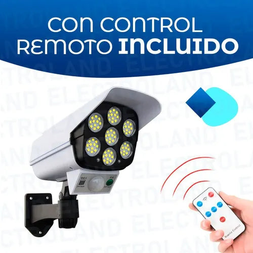 SolarGuardian™ – Lámpara Solar tipo Cámara de Vigilancia